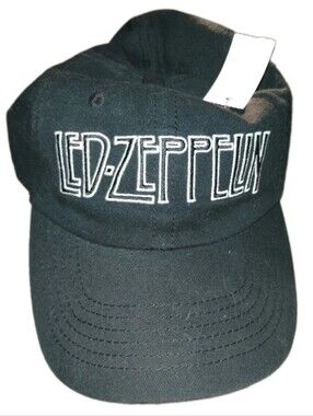 Led Zeppelin Zoso Black Embroidered Baseball Cap Strapback